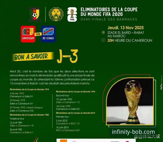 世界杯附加赛绝杀教程：在半岛BOB体育平台重温民主刚果52年重返决赛圈之路